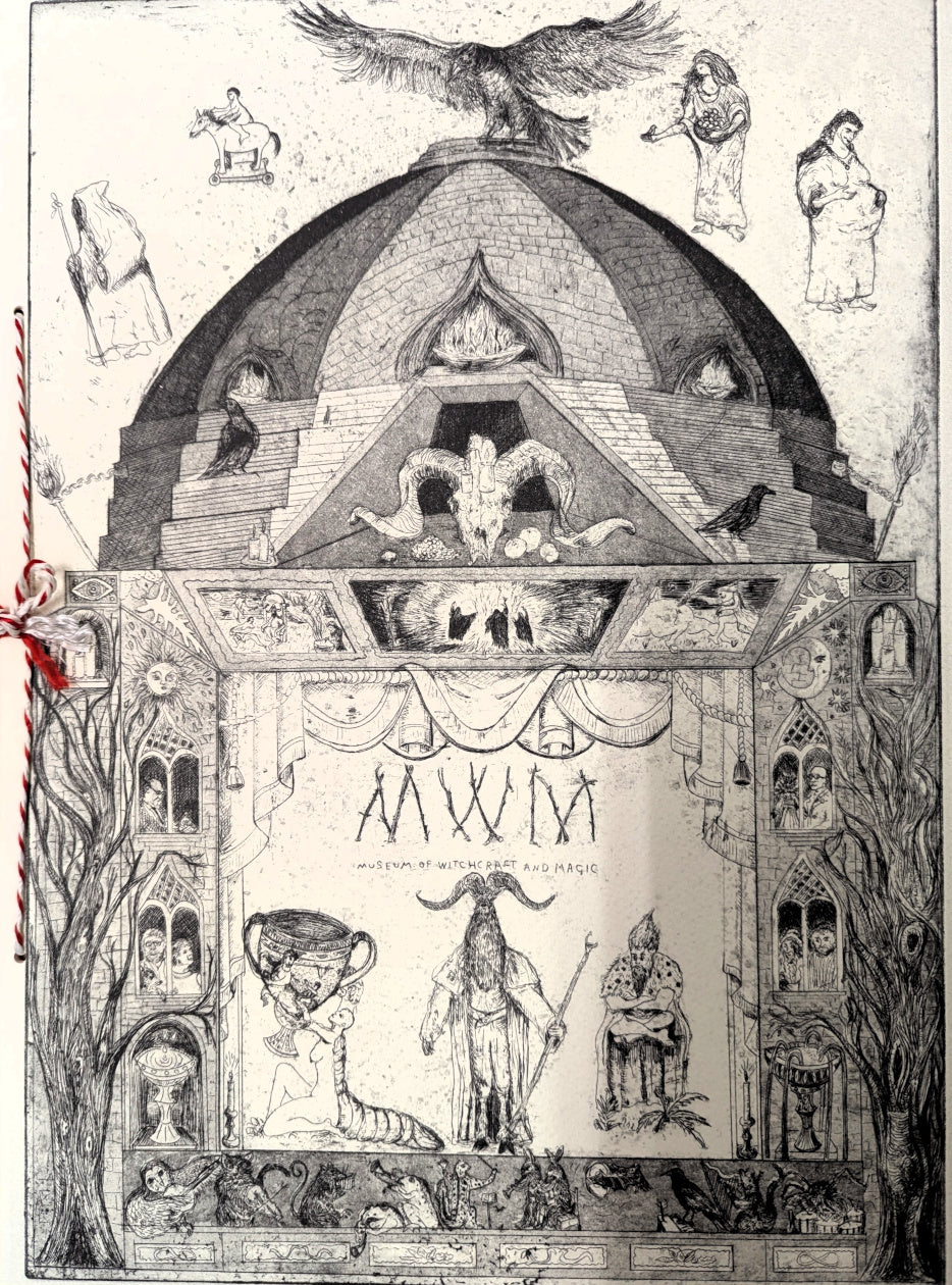 Front cover of the Witchcraft and Magic paper theatre kit .