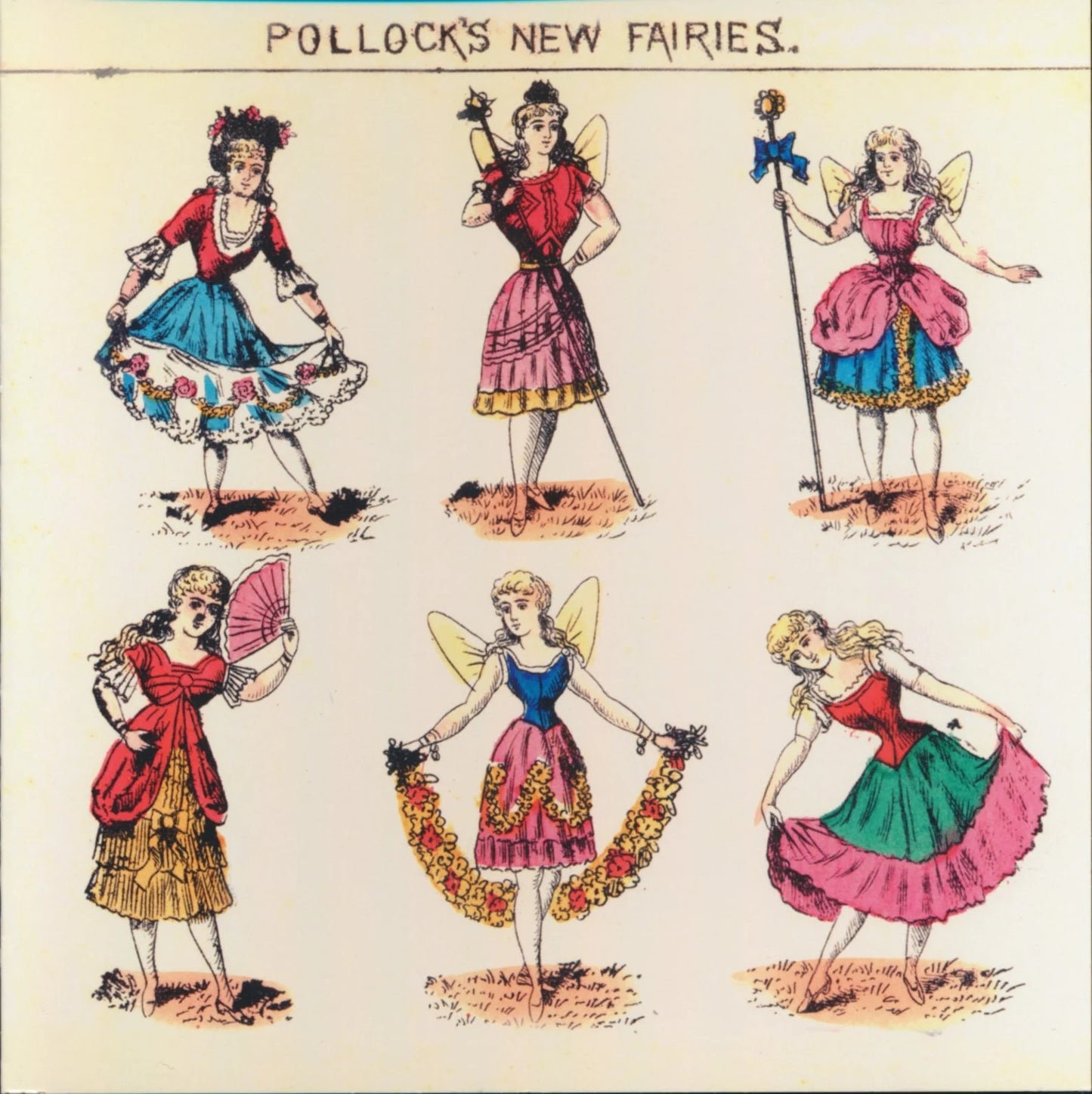 Pollock's New Fairies from the Victorian Toy Theatre, Greetings Card