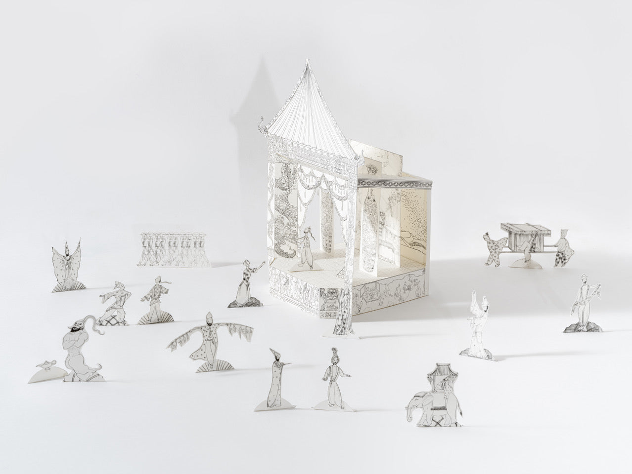 Aladdin Toy Theatre Kit by Vaishali Prazmari
