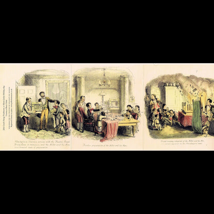 Toy Theatre Mischief from 1846 by John Leech, Greetings Card