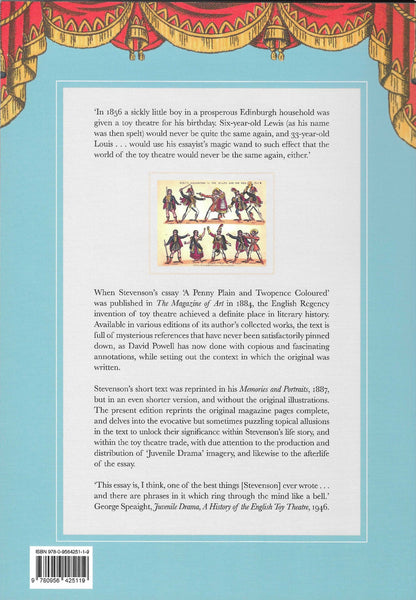 Robert Louis Stevenson: A Penny Plain & Twopence Coloured book, with an introduction and notes by David Powell
