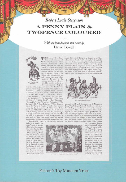 Robert Louis Stevenson: A Penny Plain & Twopence Coloured book, with an introduction and notes by David Powell